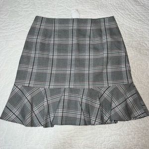 LOFT plaid skirt NWT